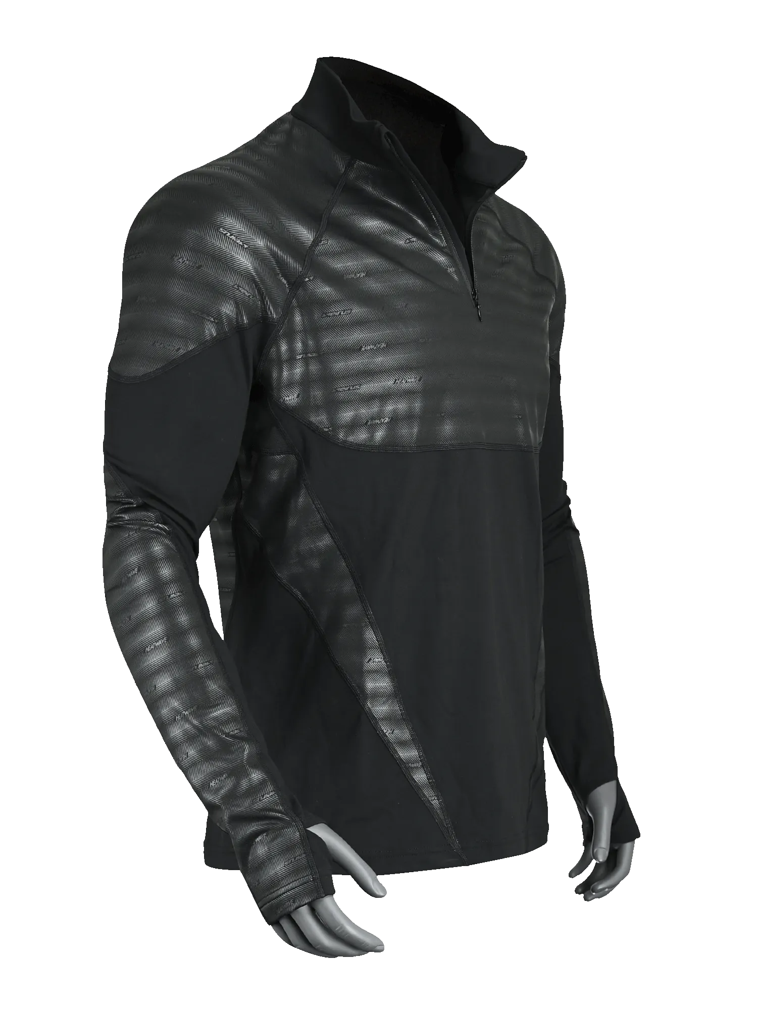 Mens Heatwave™ Performance Base Layer ¼ Zip Mock Neck Top