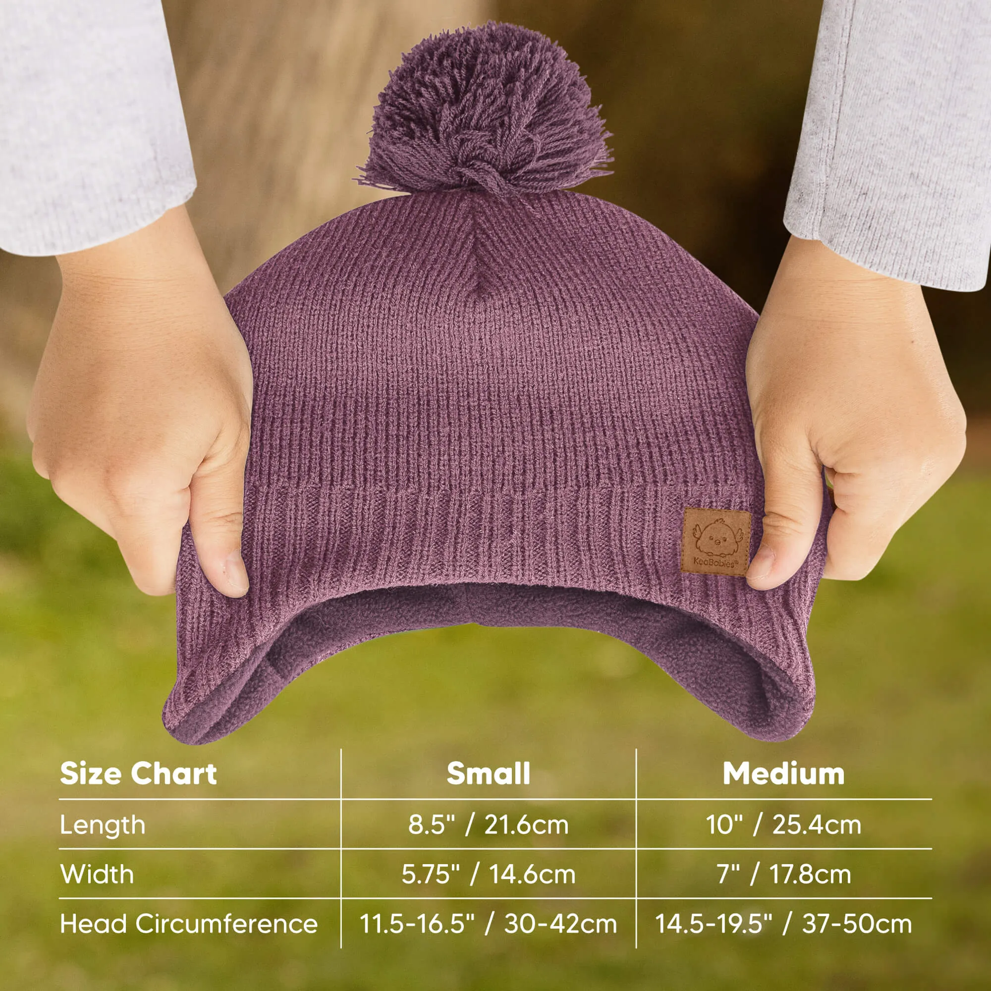 Muff Knitted Beanie (Regalia)