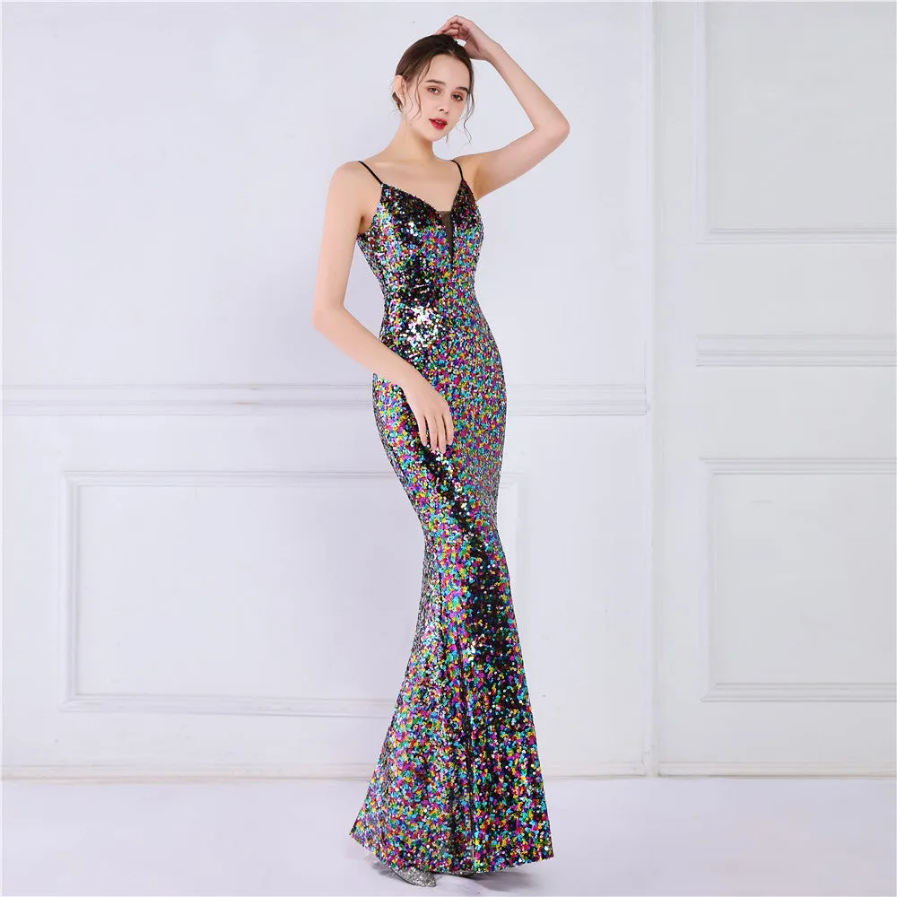 Nemesis-19050-Beaded Position Flower Formal Dress