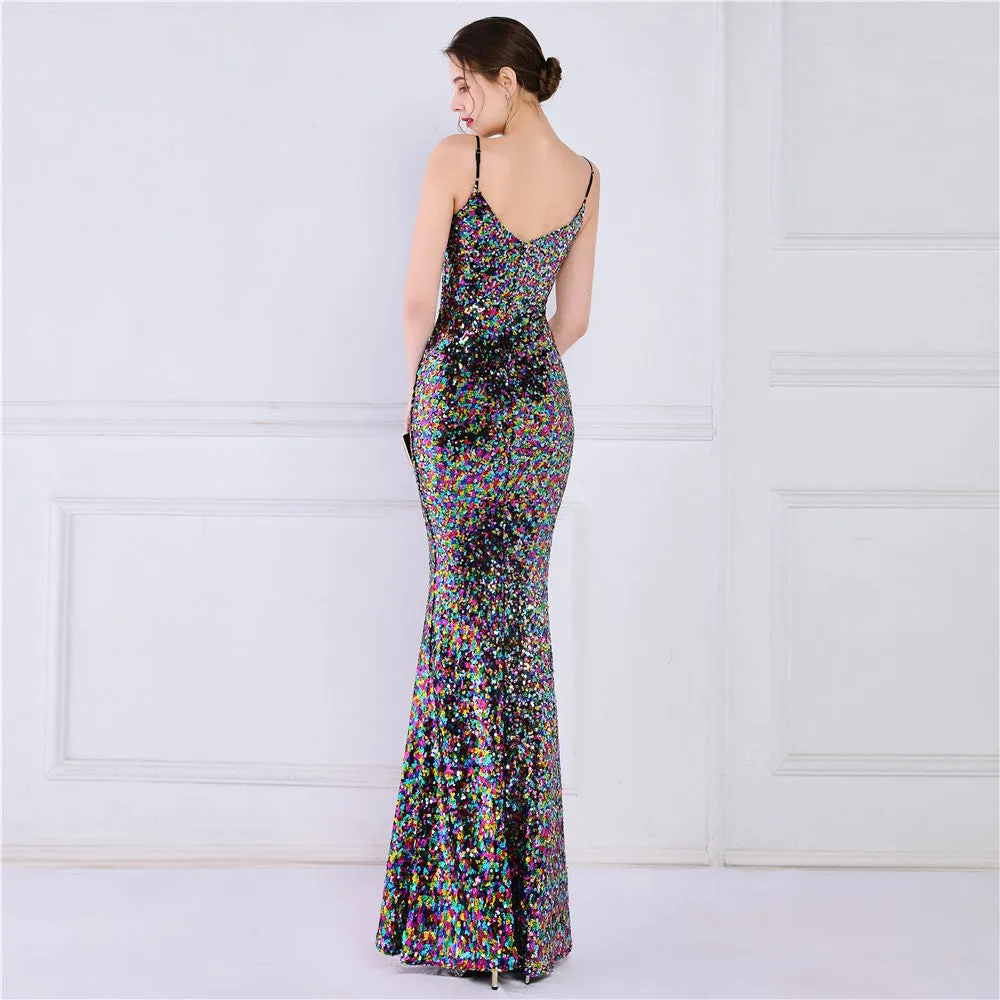 Nemesis-19050-Beaded Position Flower Formal Dress