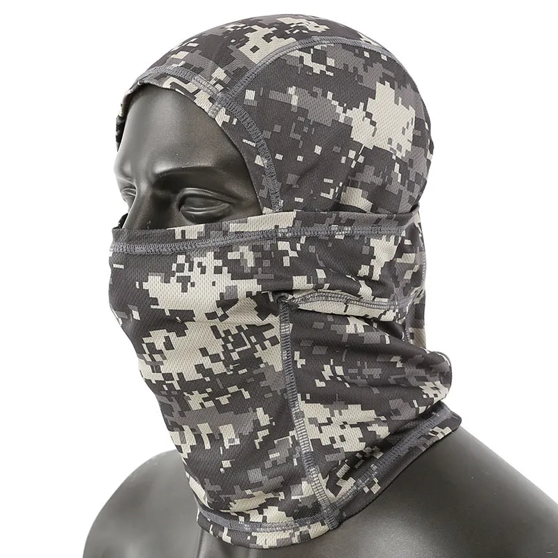 New Camouflage Tactical Headgear, Breathable Outdoor Headscarf