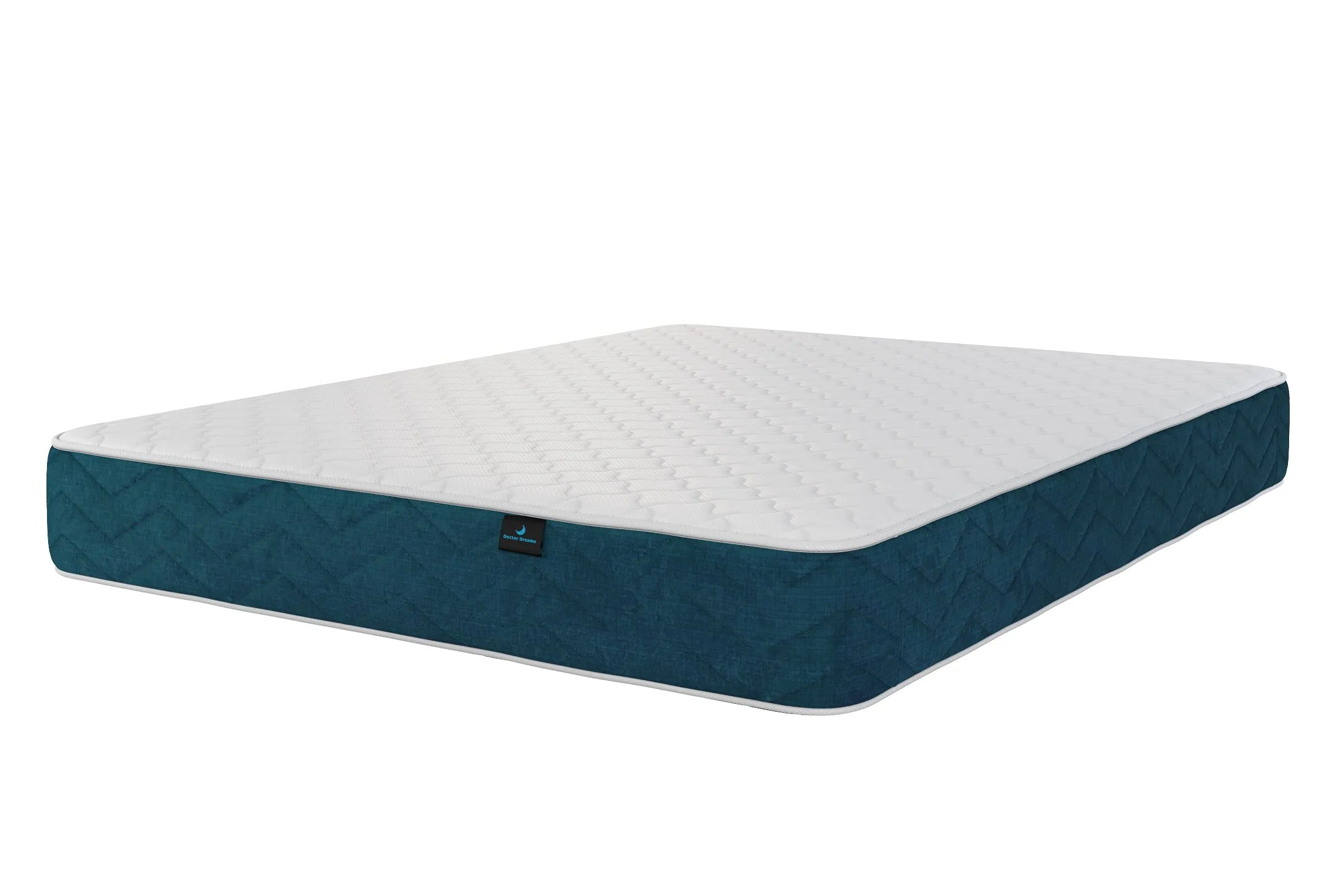 Nilkamal SLEEP Hybrid Pocket Spring 6 Inch Mattress, Unique Combination of Plush Foam and Pocket Springs, Zero Motion Transfer Technology, Double Size Luxury Mattress (75x48x6,Blue & White)