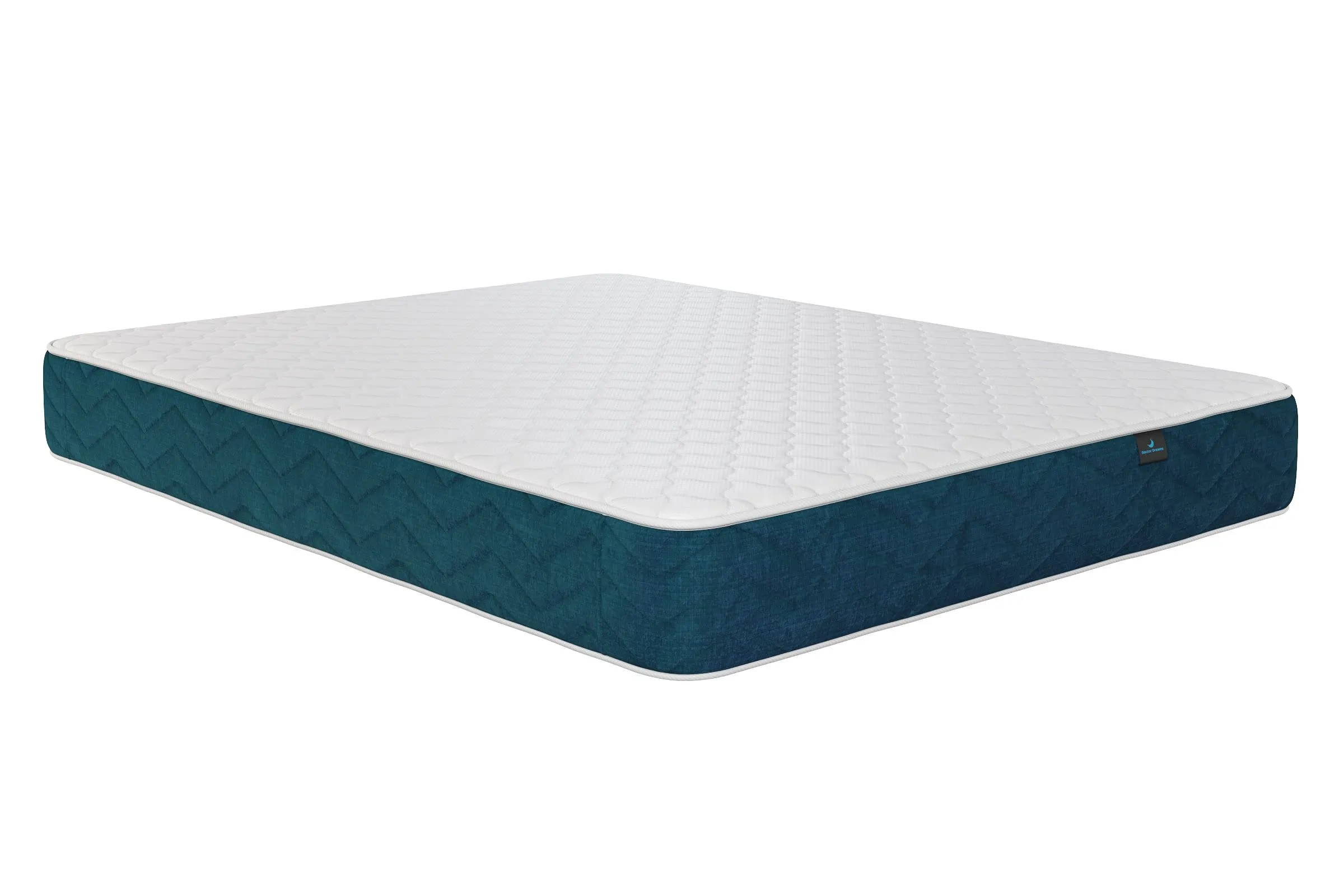 Nilkamal SLEEP Hybrid Pocket Spring 6 Inch Mattress, Unique Combination of Plush Foam and Pocket Springs, Zero Motion Transfer Technology, Double Size Luxury Mattress (75x48x6,Blue & White)