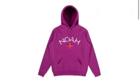 Noah Core Logo Hoodie Magenta