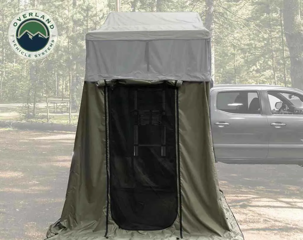 Nomadic 3 Roof Top Tent Annex Green Base With Black Floor & Travel Cover