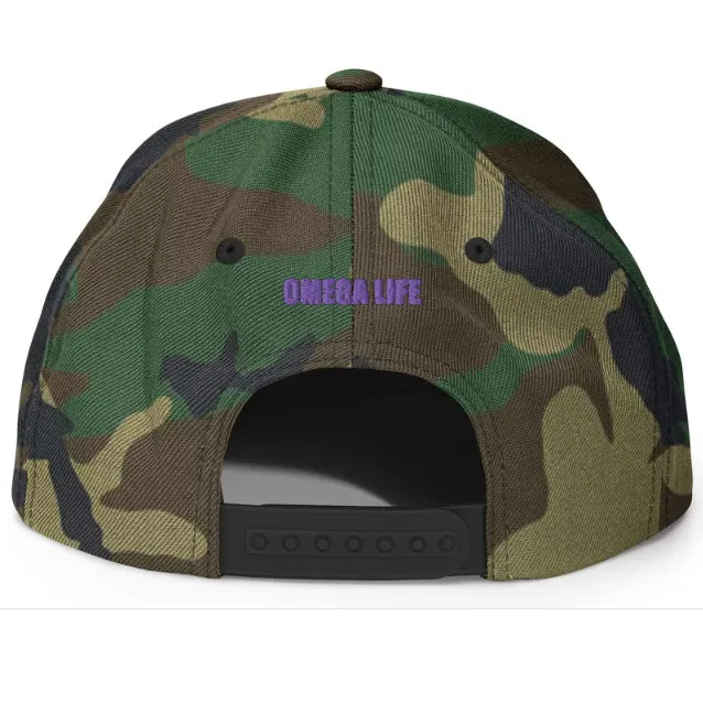 Omega Fraternity Camouflage Cap