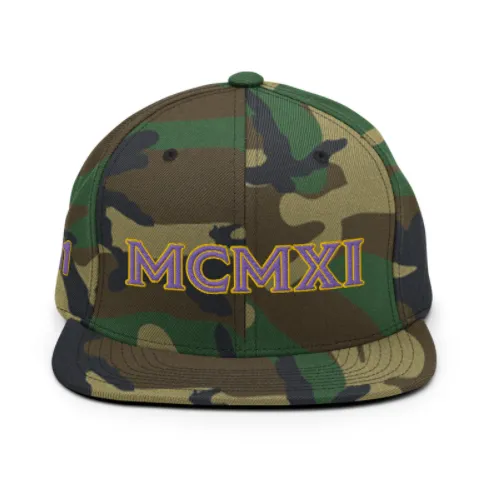 Omega Fraternity Camouflage Cap