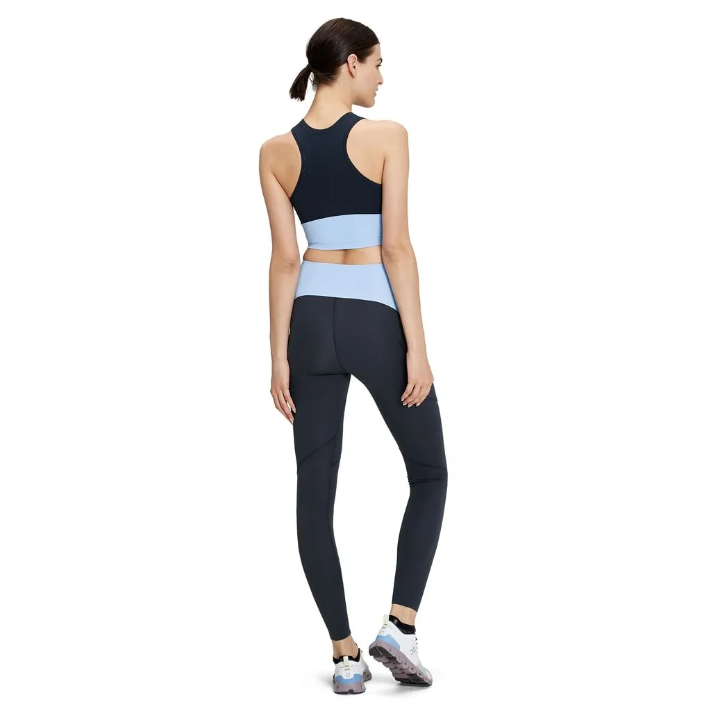 On Running Movement Tights Long (Womens) - Navy/Stratosphere