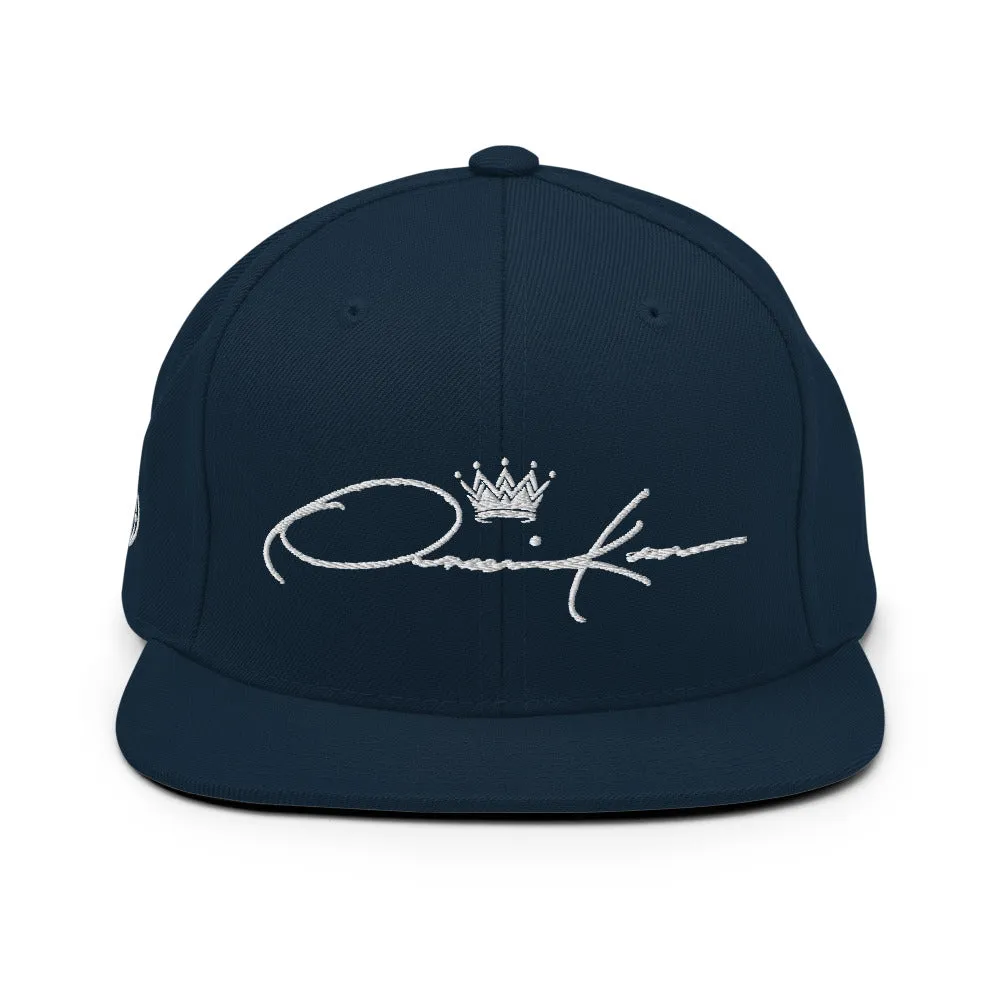 Onassis Krown Signature  Embroidered Baseball Cap Snapback