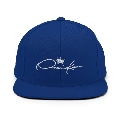 Onassis Krown Signature  Embroidered Baseball Cap Snapback