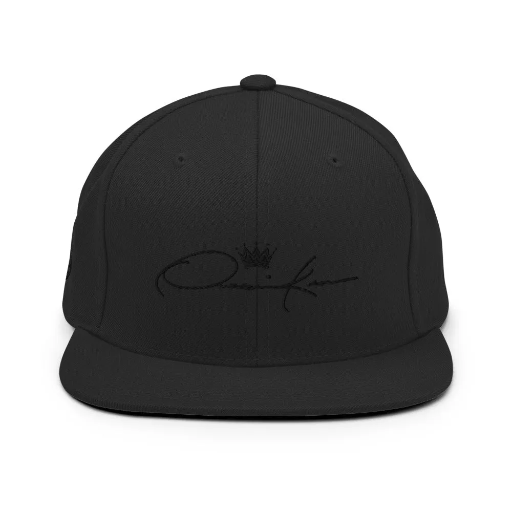 Onassis Krown Signature  Embroidered Baseball Cap Snapback