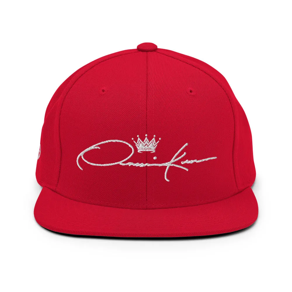 Onassis Krown Signature  Embroidered Baseball Cap Snapback