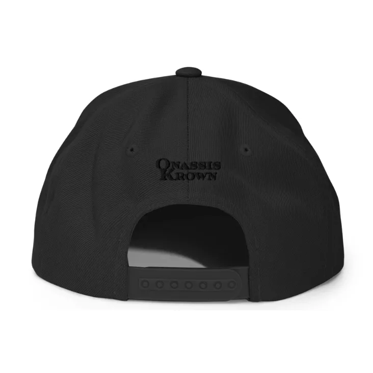 Onassis Krown Signature  Embroidered Baseball Cap Snapback