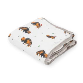 Original Cotton Muslin Quilt - Bison