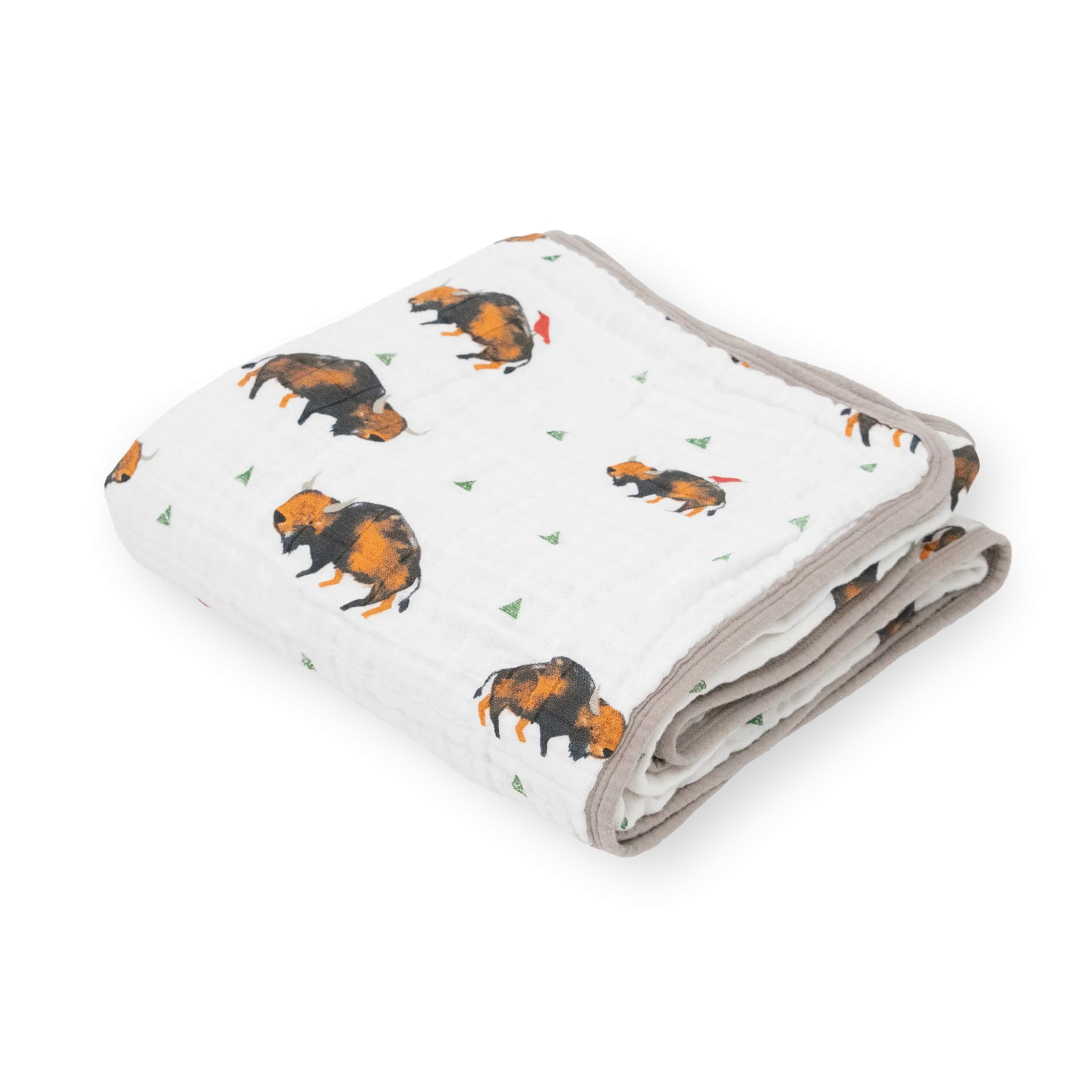 Original Cotton Muslin Quilt - Bison