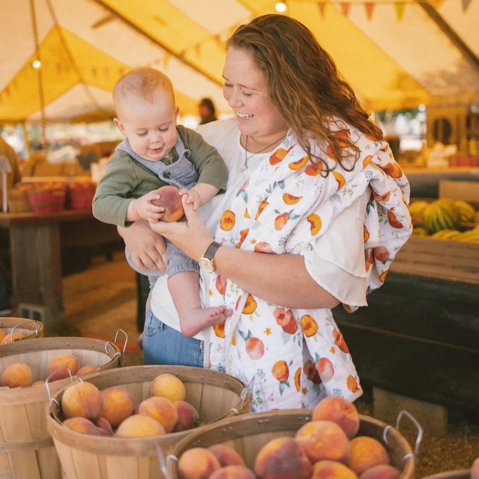 Original Cotton Muslin Quilt - Georgia Peach