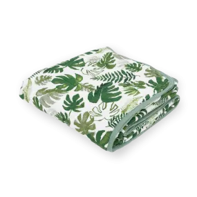 Original Cotton Muslin Quilt - Tropical Leaf