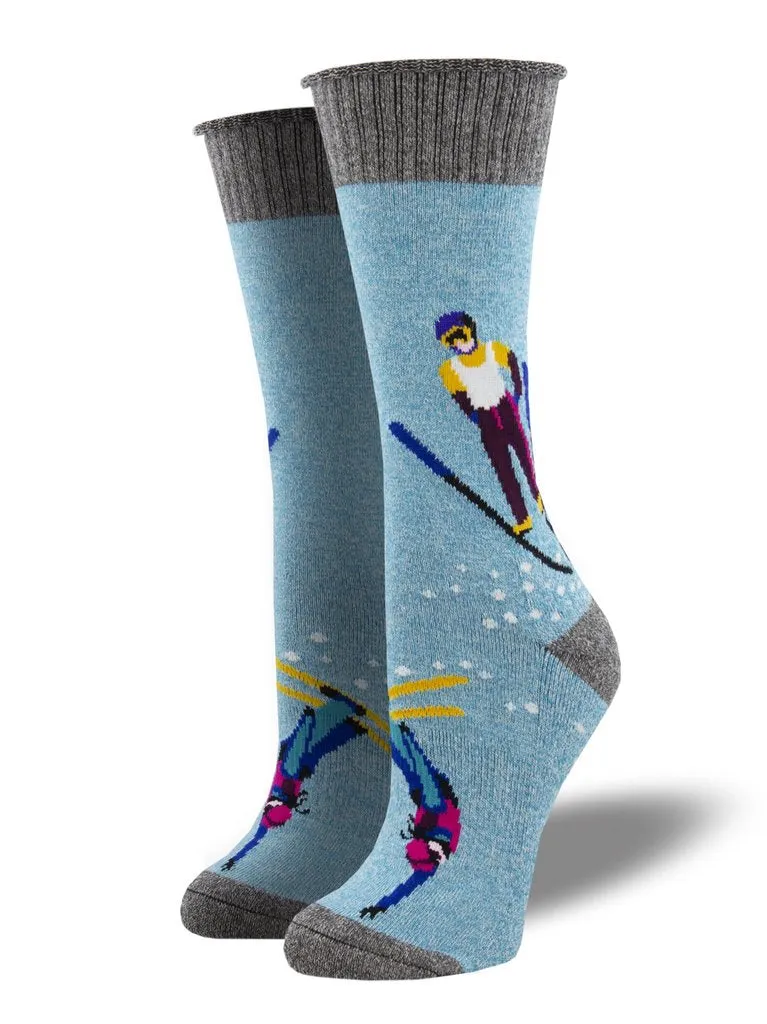 Outlands Made In The USA, Ski Slopes Unisex L/XL Boot Sock