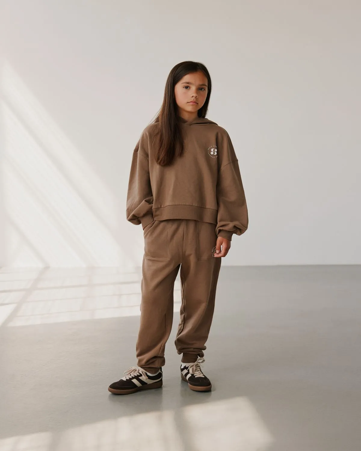 PALINESY SWEATPANTS - Middle Brown