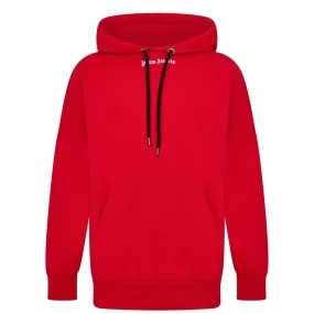 Palm Angels Classic Logo Red Hoodie