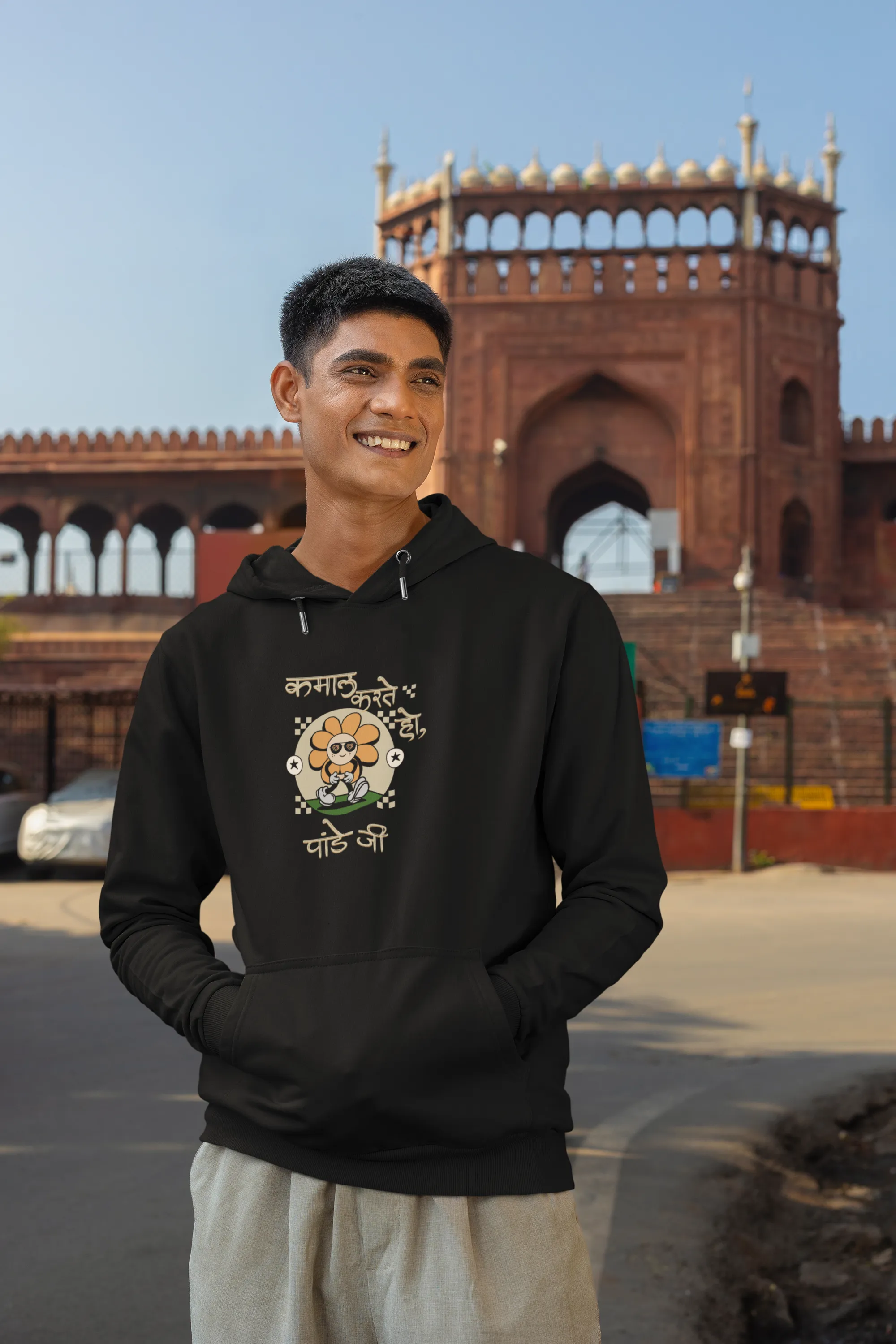 Pandey Jee Fleece Hoodie