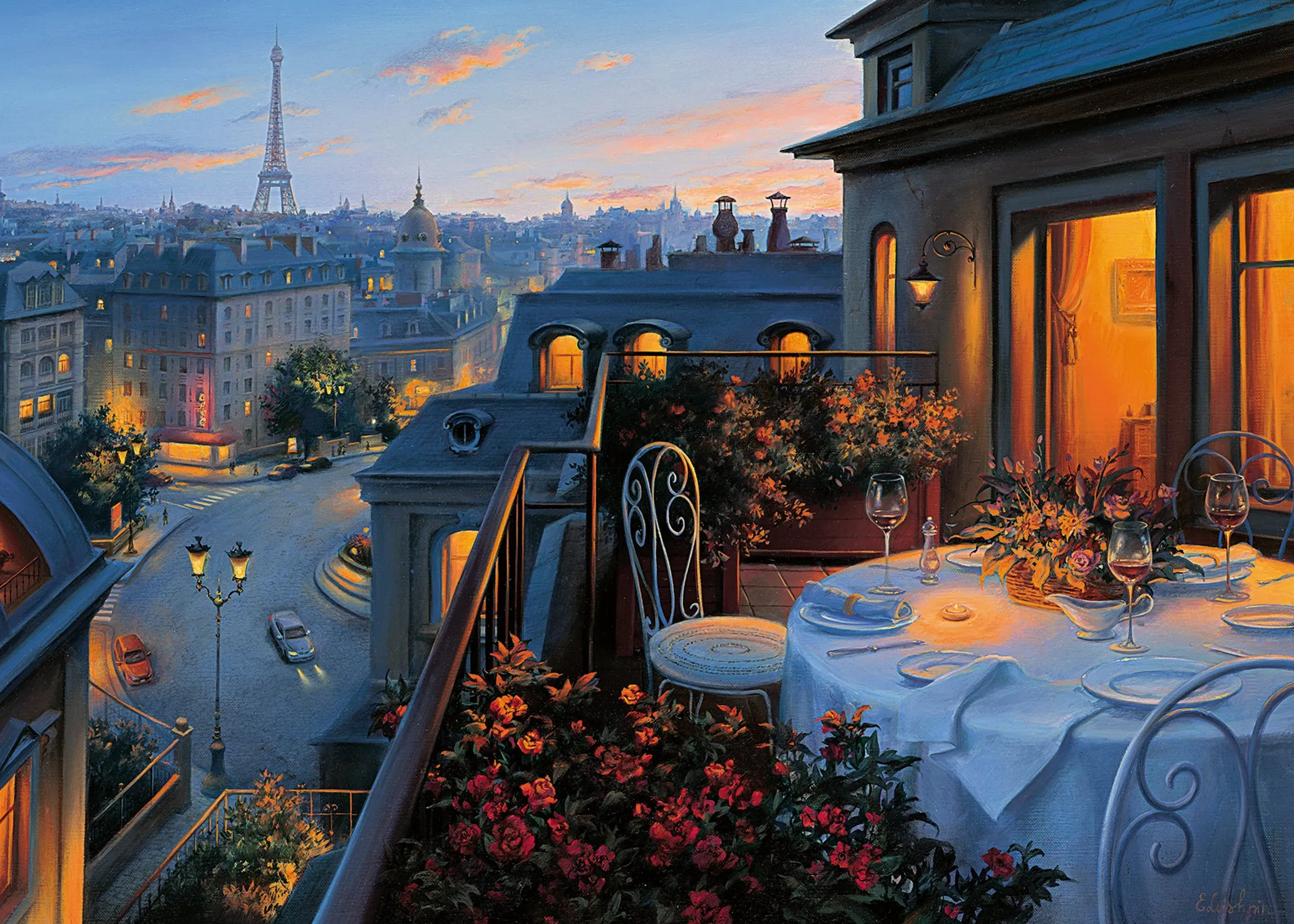 Paris Balcony - 1000pc Puzzle