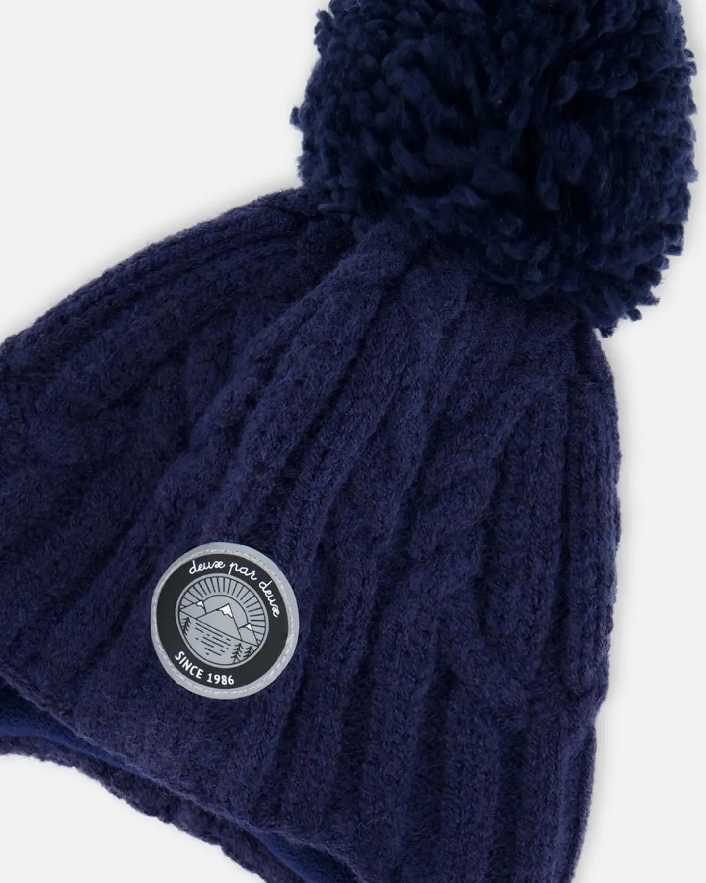 Peruvian Knit Hat Navy