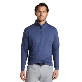 Peter Millar Perth Mélange Performance 1/4 Sweater - Navy*