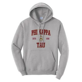 Phi Tau Classic Crest Hoodie