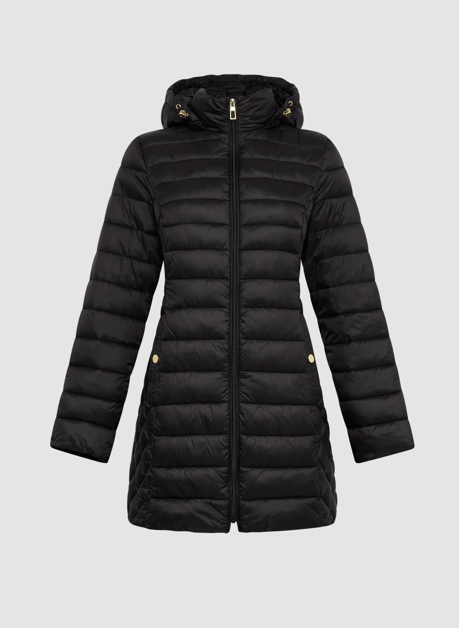 Quilted Mid-length Coat