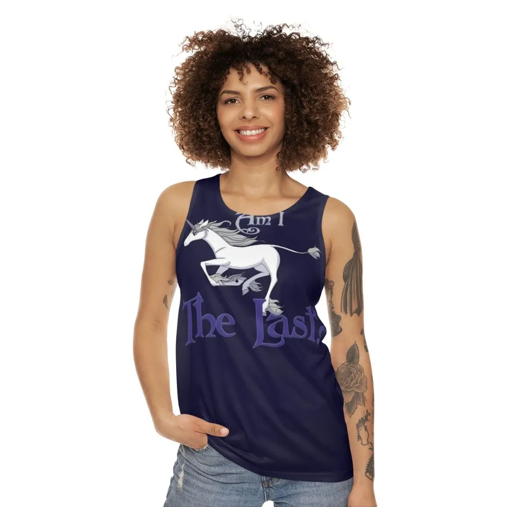 "The Last Unicorn" Unisex Tank Top for Running and Everyday Wear