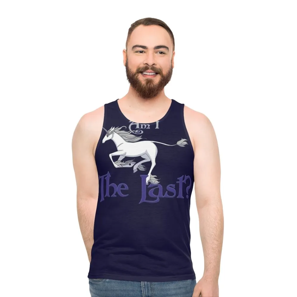 "The Last Unicorn" Unisex Tank Top for Running and Everyday Wear