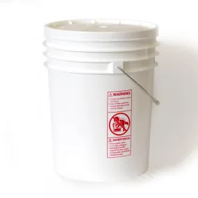 Rainy Day Foods - 5 Gallon Plastic Bucket with Gasket Lid