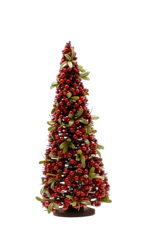 Red Berry and Green Leaf Tree, 60cm