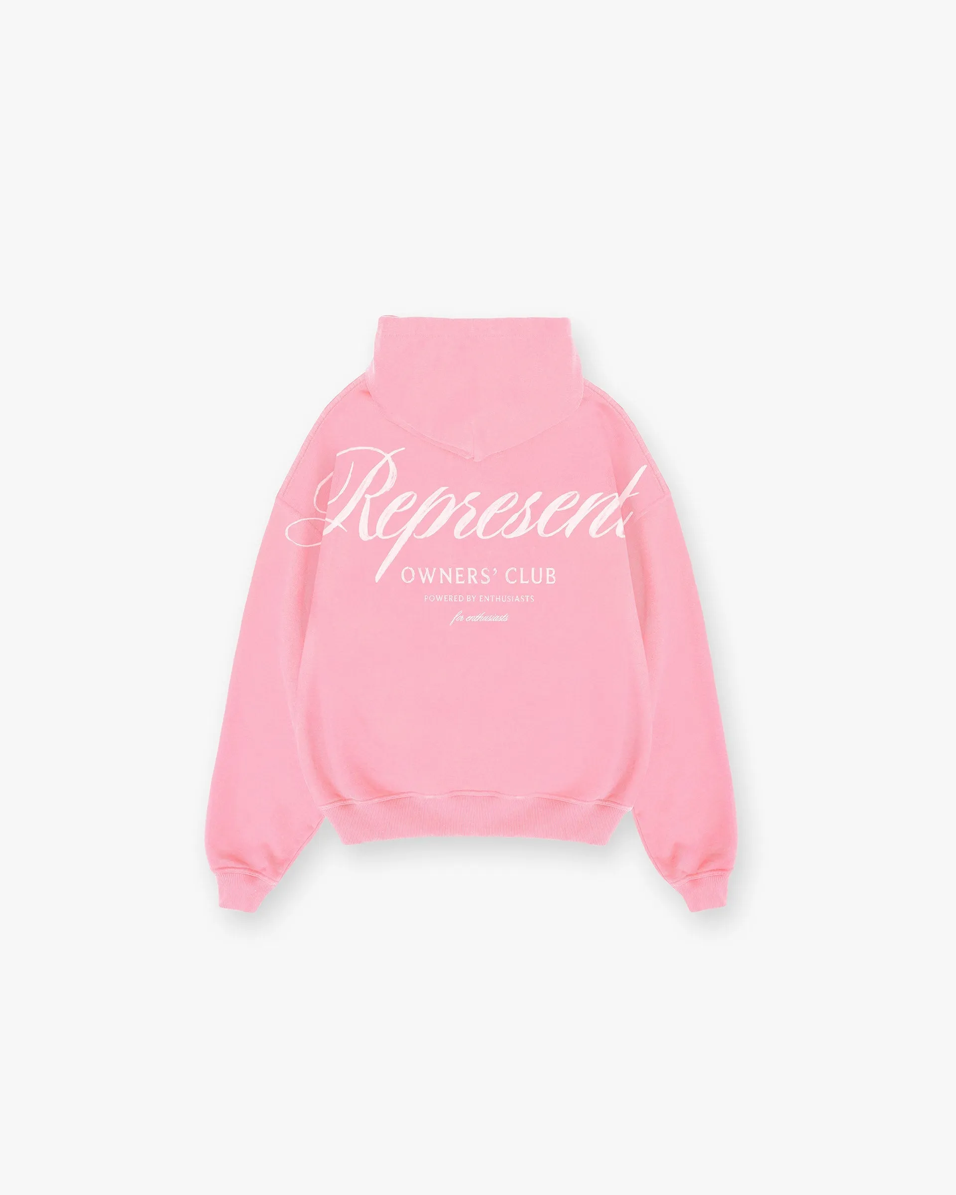 Represent Owners Club Script Hoodie - Pink