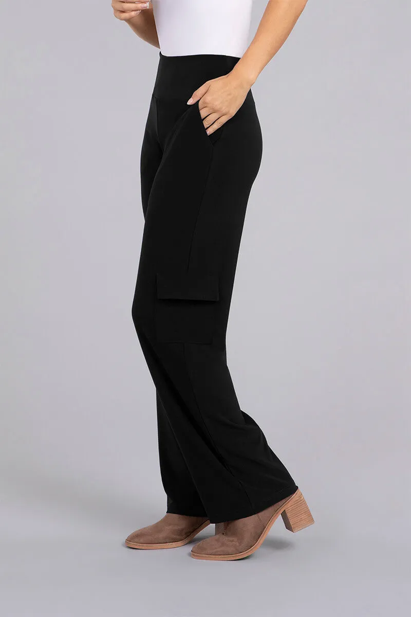 Safari Straight Leg Pant | Black