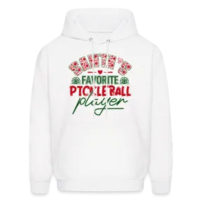 Santa's Favorite Pickleball Player Hoodie