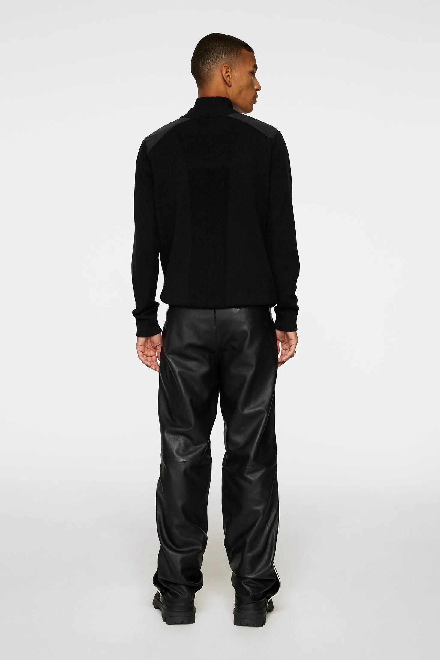 Santo Leather Track Pants