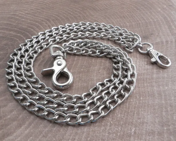 Splicer Chrome Triple Wallet Chain