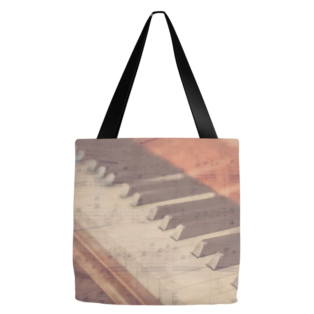 Spontaneous Symphony - Tote Bags