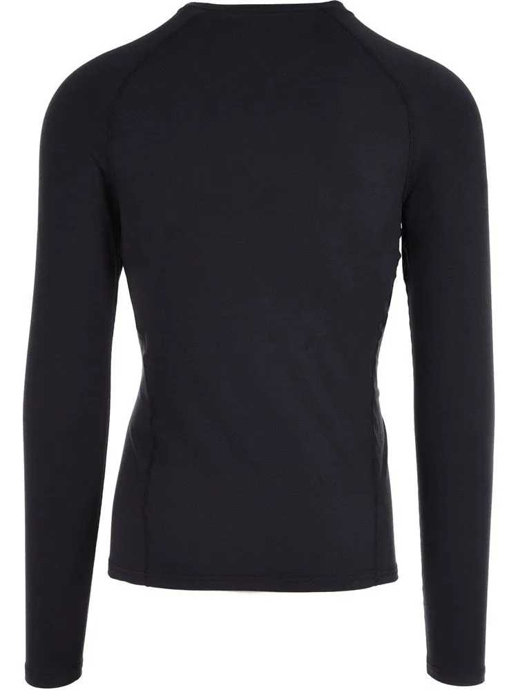 Surfanic CarbonDri Bodyfit Boys Long Sleeve Crewneck - Black