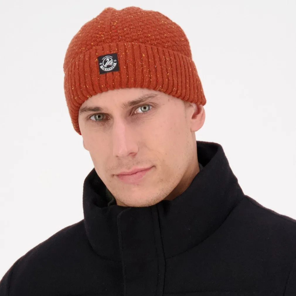 Swanndri - South Road Waffle Beanie - Terracotta