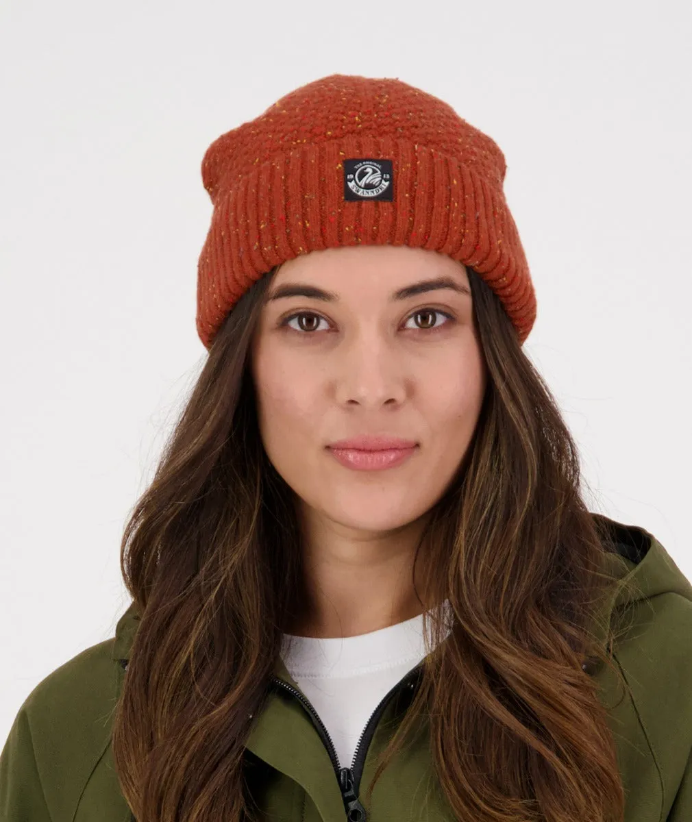 Swanndri - South Road Waffle Beanie - Terracotta