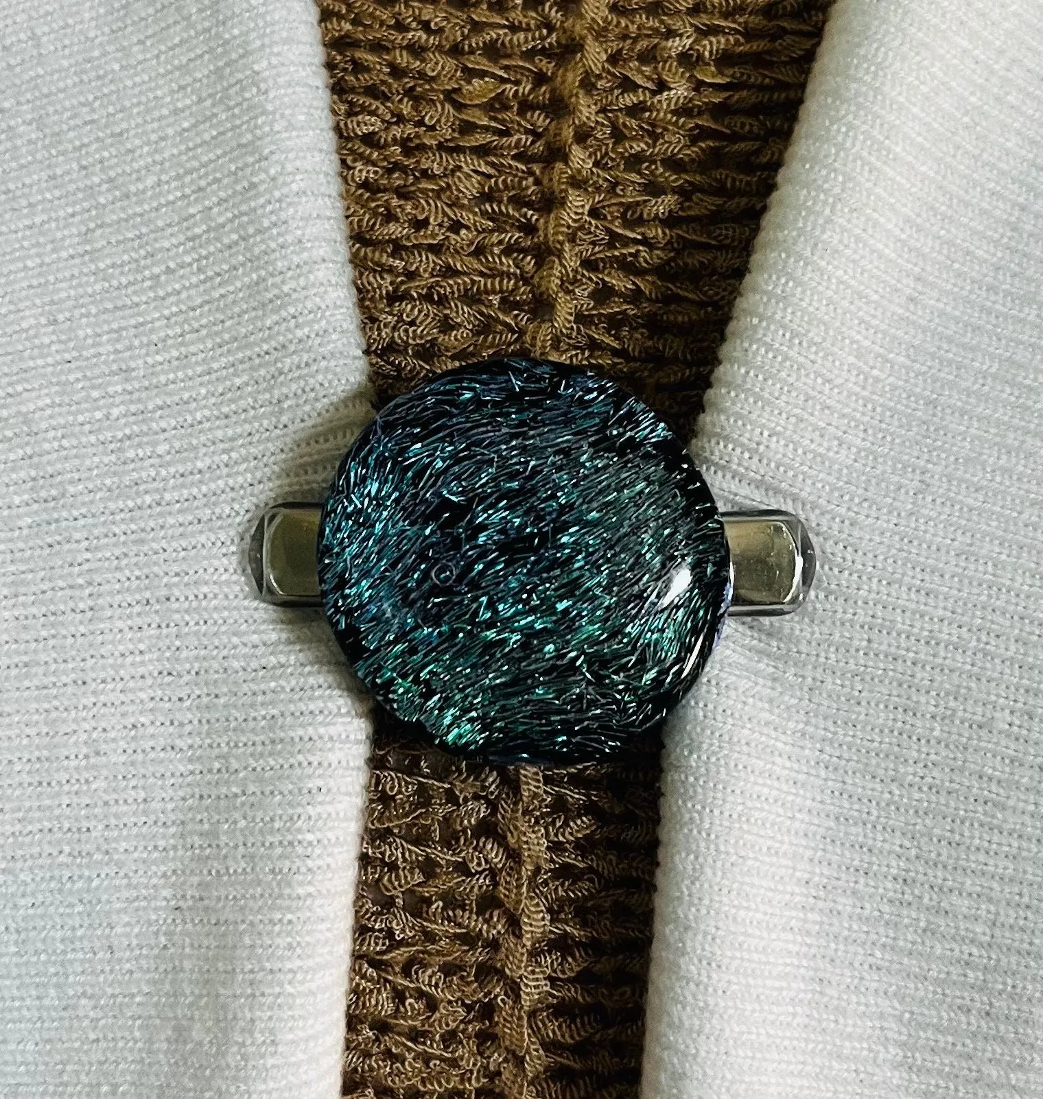 Sweater Clips Glass Cabochon Cardigan Clasp Silver Sweater Clip for Sweater Guard Cardigan Clip Birthday Gift for Mom Gift for Her Fabulici