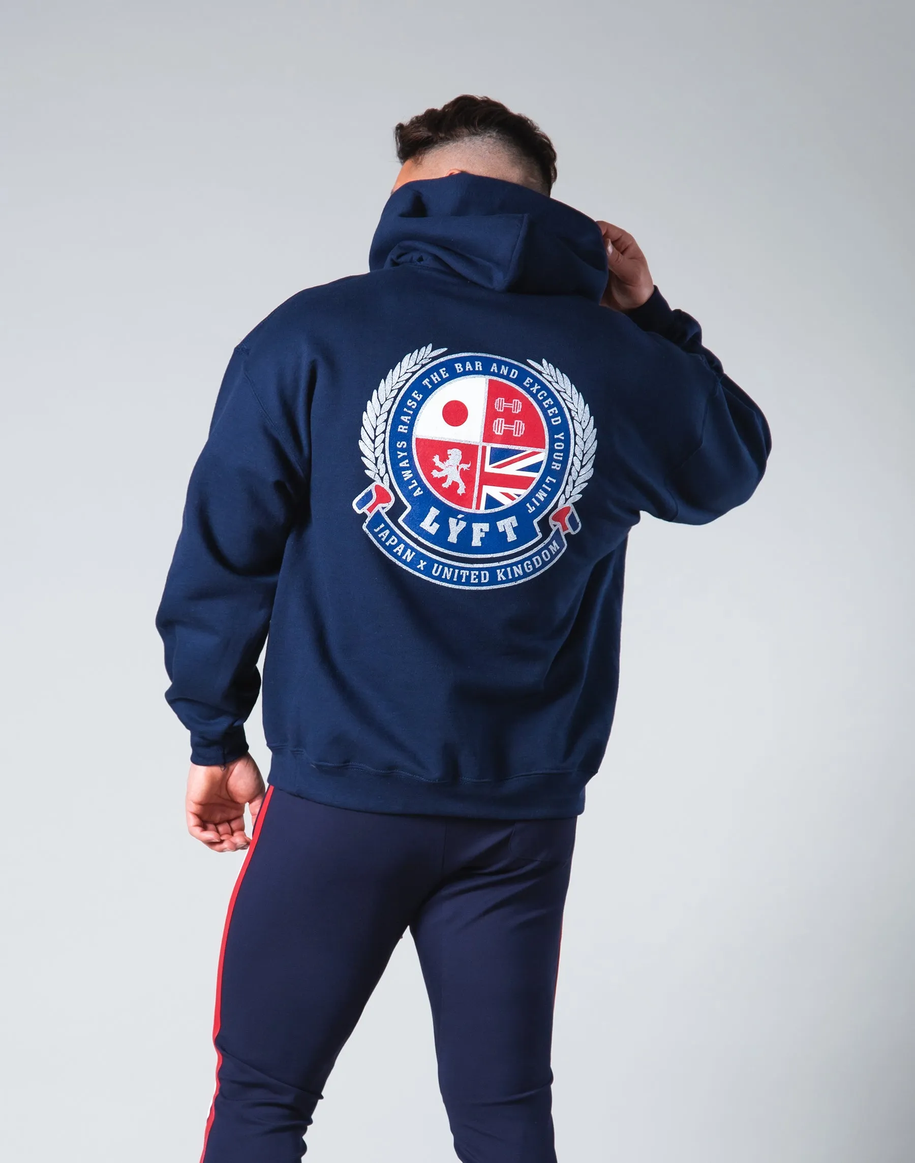 Symbolic Emblem Pullover Hoodie - Navy