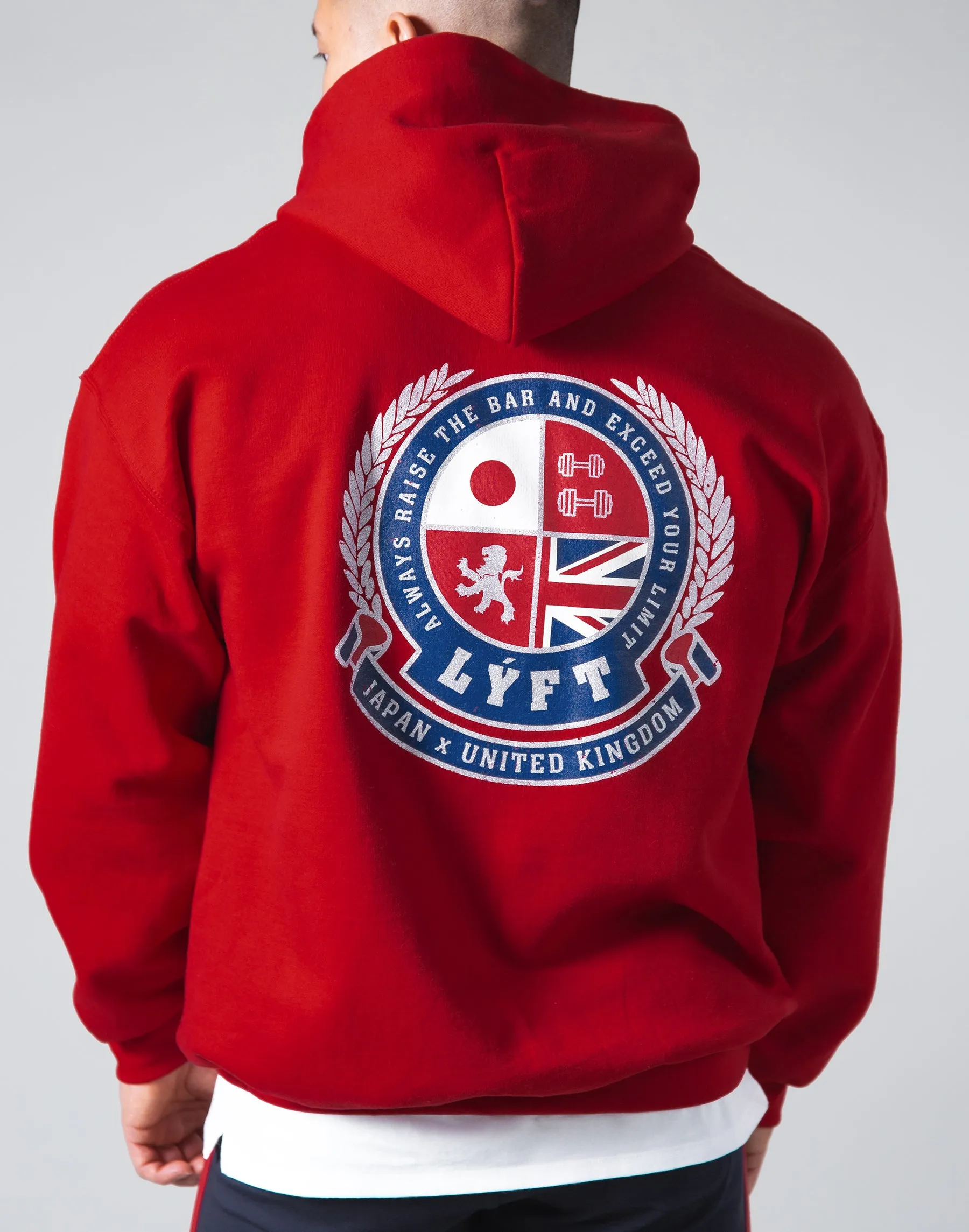 Symbolic Emblem Pullover Hoodie - Red