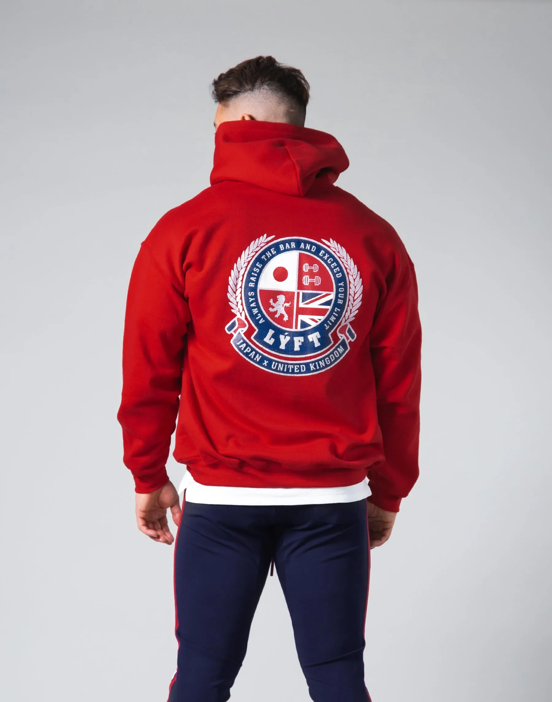 Symbolic Emblem Pullover Hoodie - Red