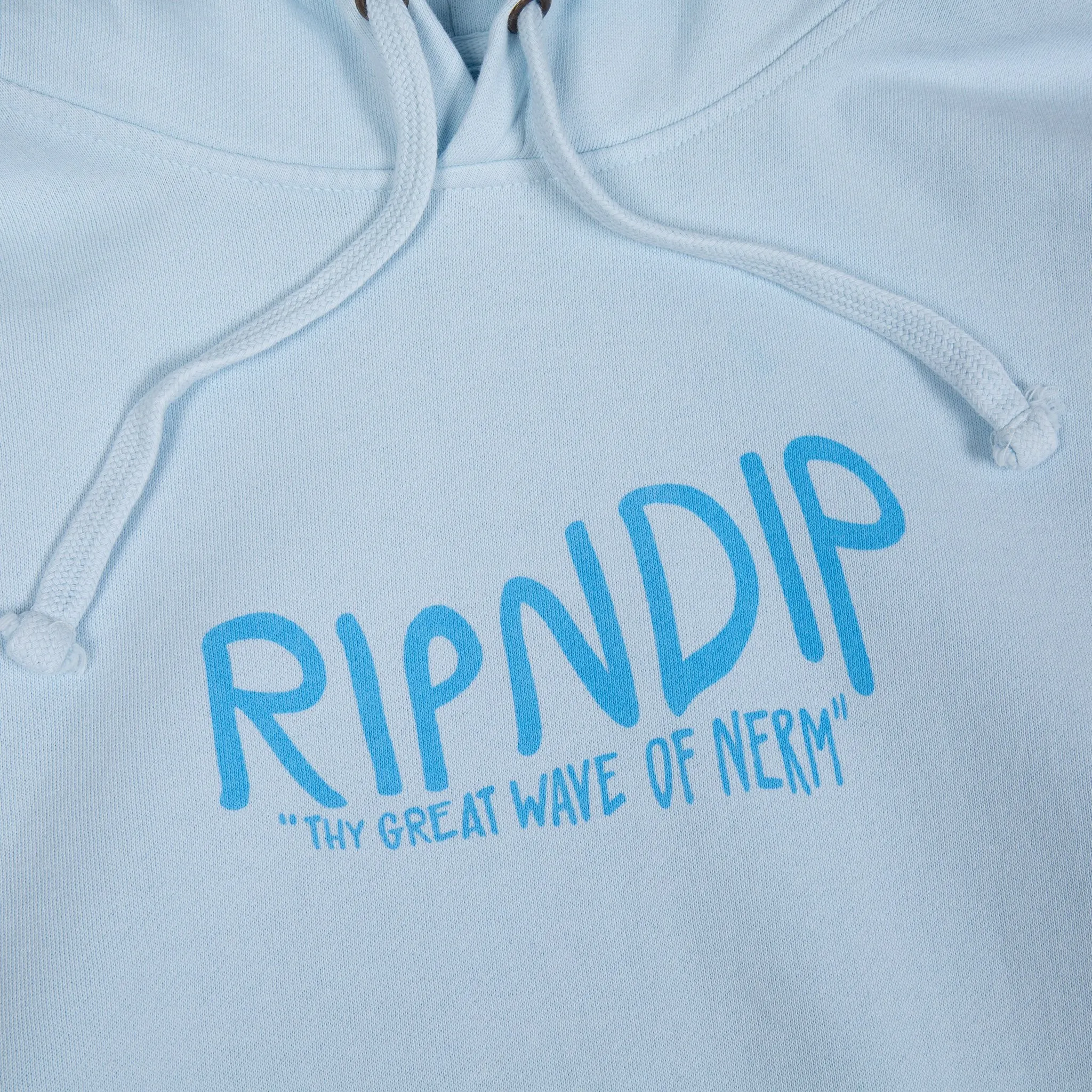 The Great Wave Of Nerm Hoodie (Powder Blue)