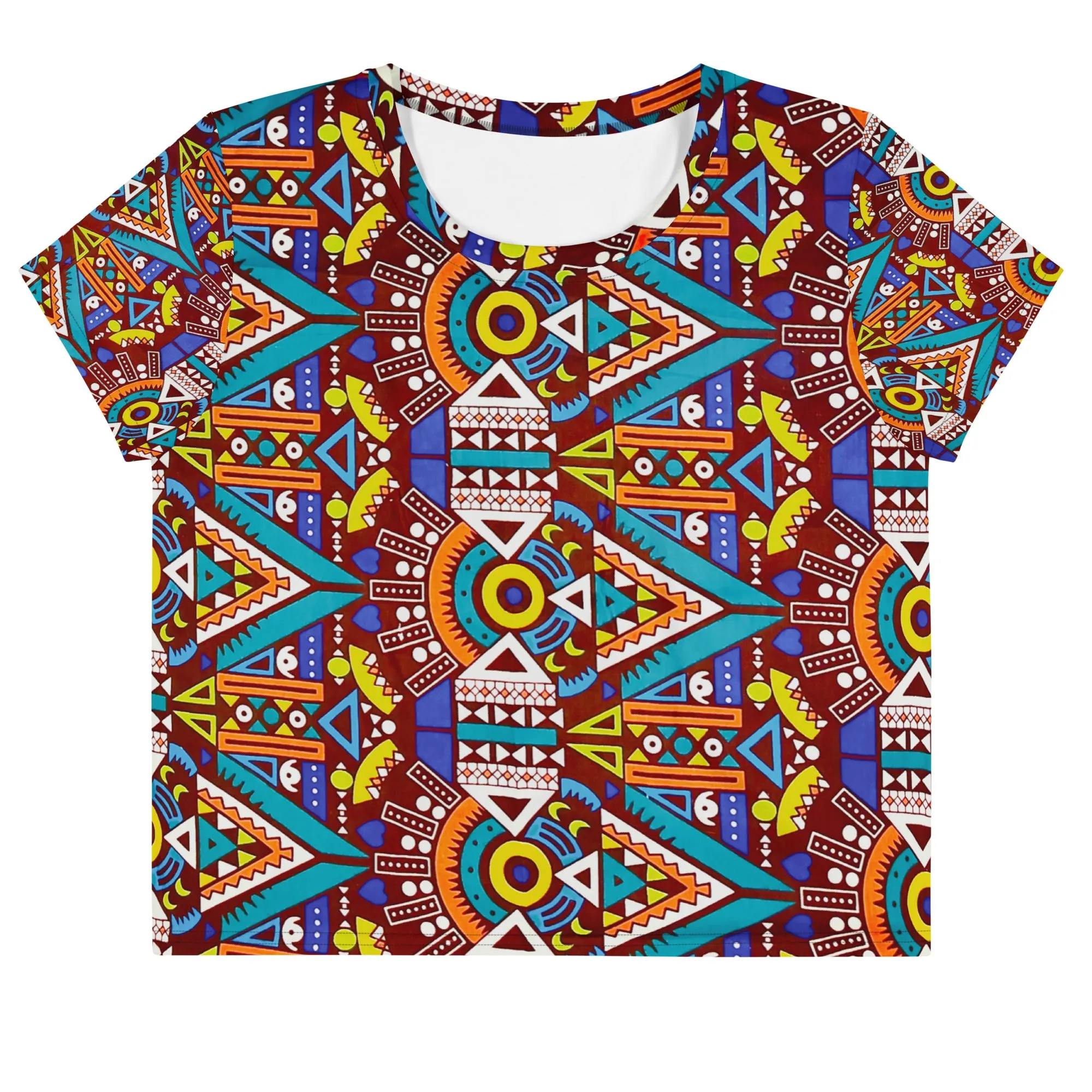 Tozi Tribal Print Crop Top