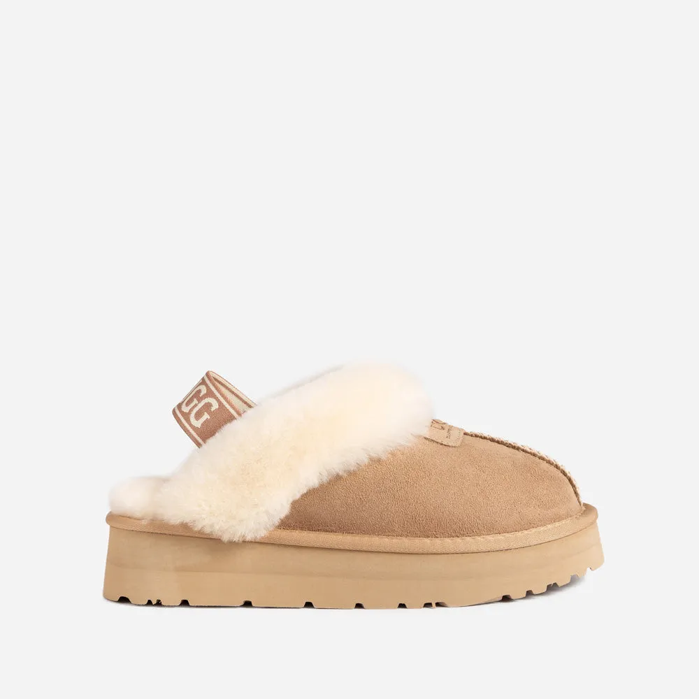 Ugg Coquette Platform Slipper (Elastic Backstrap)(Water Resistant)